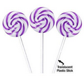 Petite Swirly Ripple Lollipops - Purple Grape